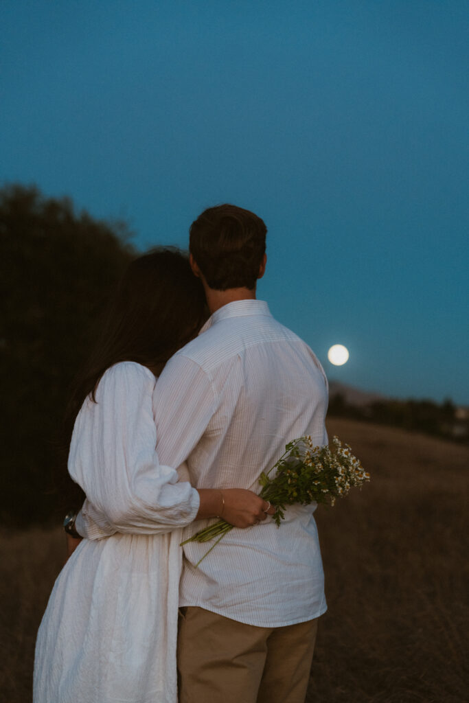 san francisco bay area engagement photos golden hour