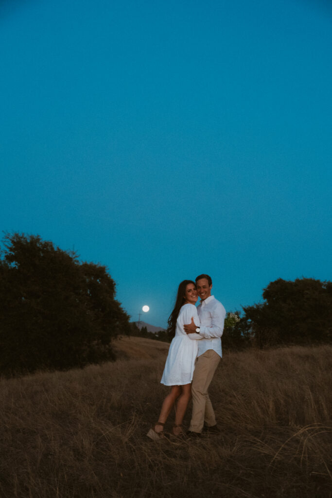 san francisco bay area engagement photos golden hour