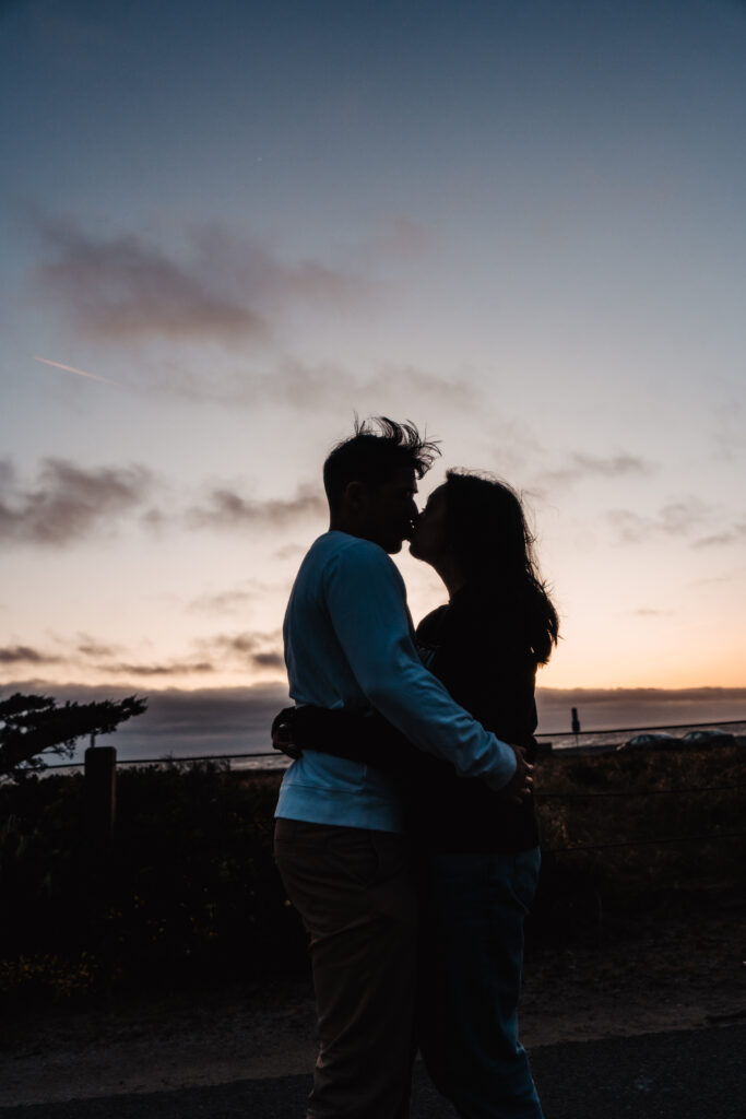 golden gate park engagement photos spring