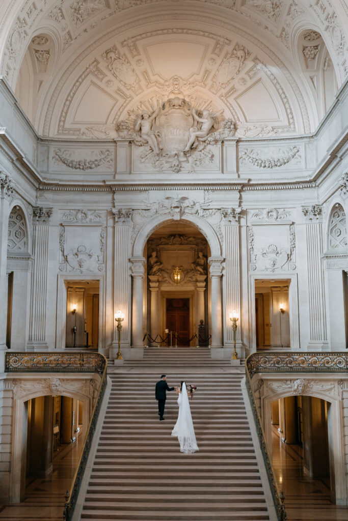 Nicole J Kim Photography San Francisco City Hall Wedding Photos