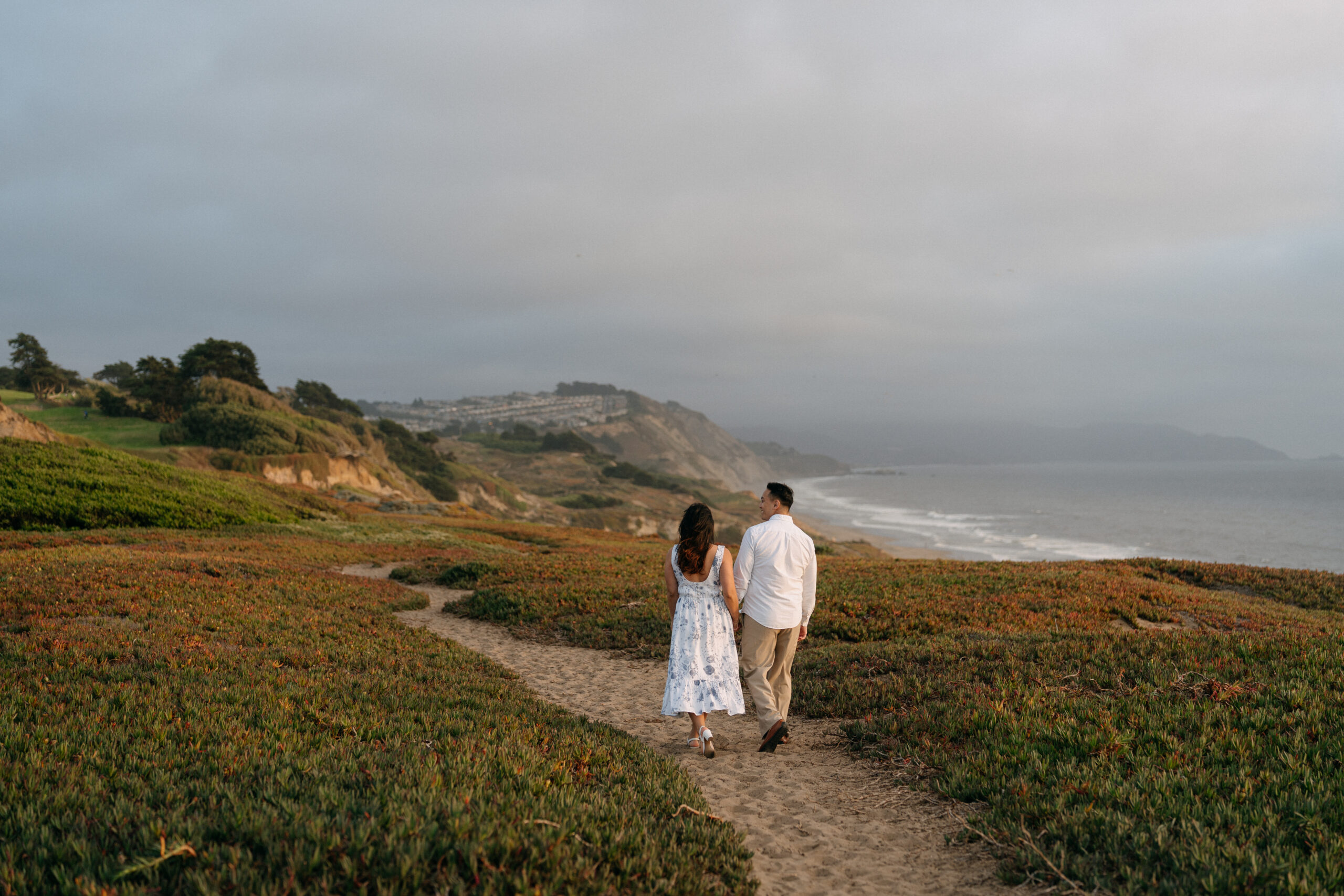 Nicole J Kim Photography Fort Funston San Francisco Engagement Photos