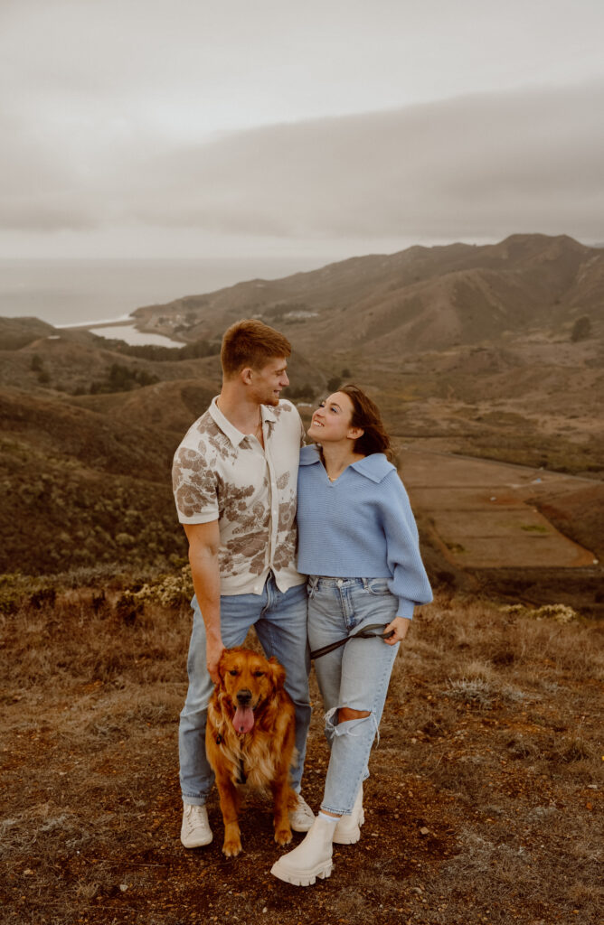 marin headlands san francisco pet family photos