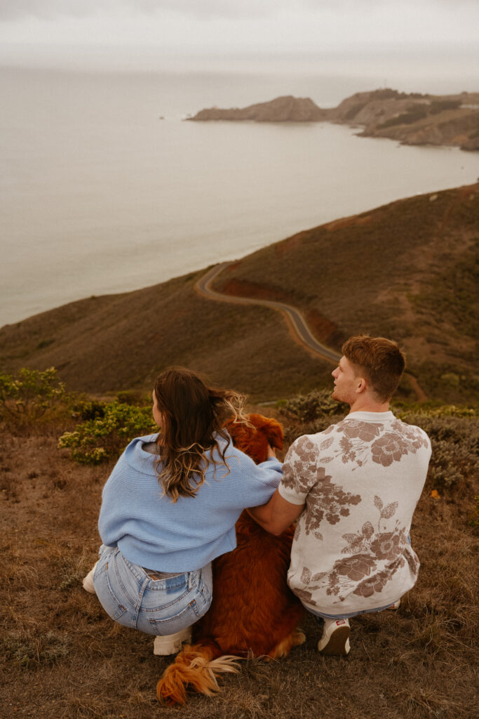 marin headlands san francisco pet family photos