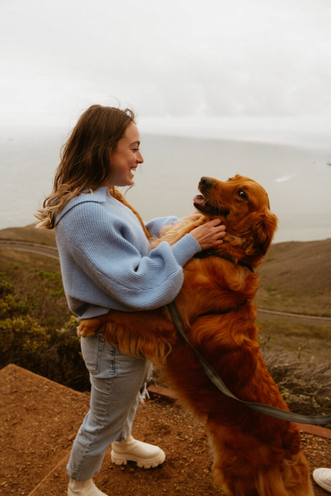 marin headlands san francisco pet family photos