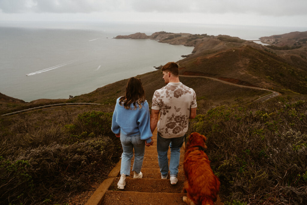 marin headlands san francisco pet family photos