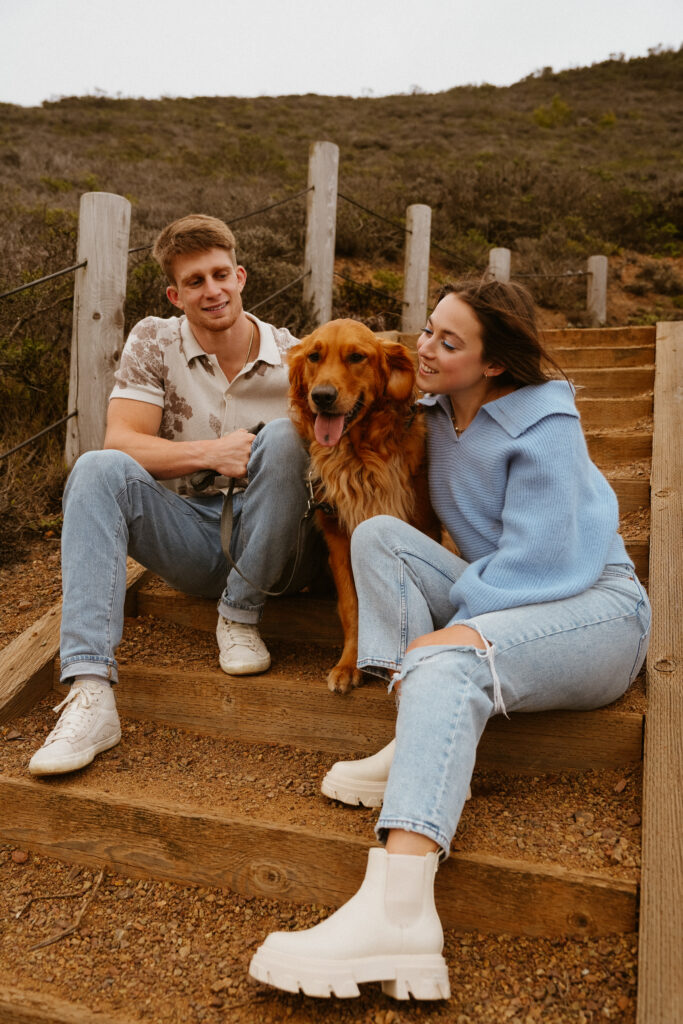 marin headlands san francisco pet family photos