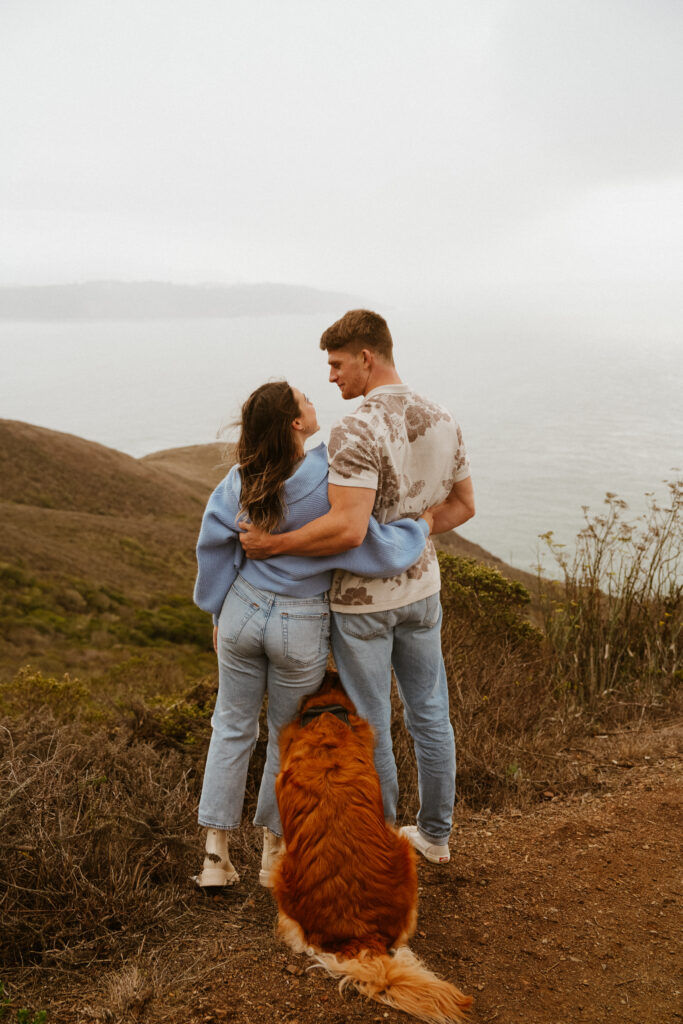 marin headlands san francisco pet family photos