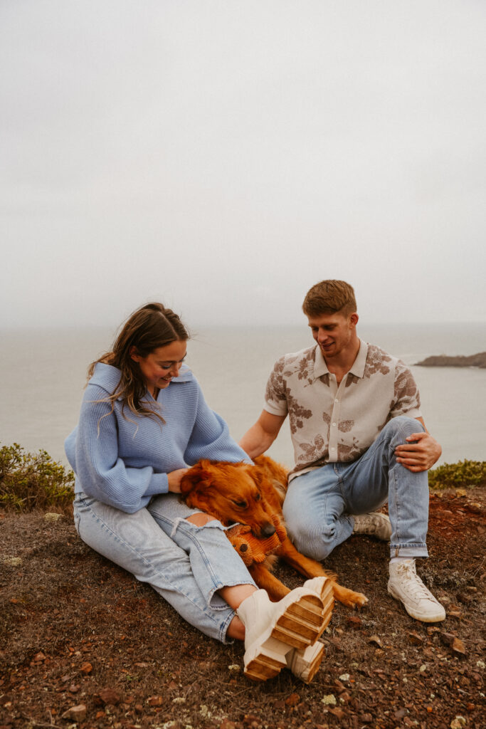 marin headlands san francisco pet family photos