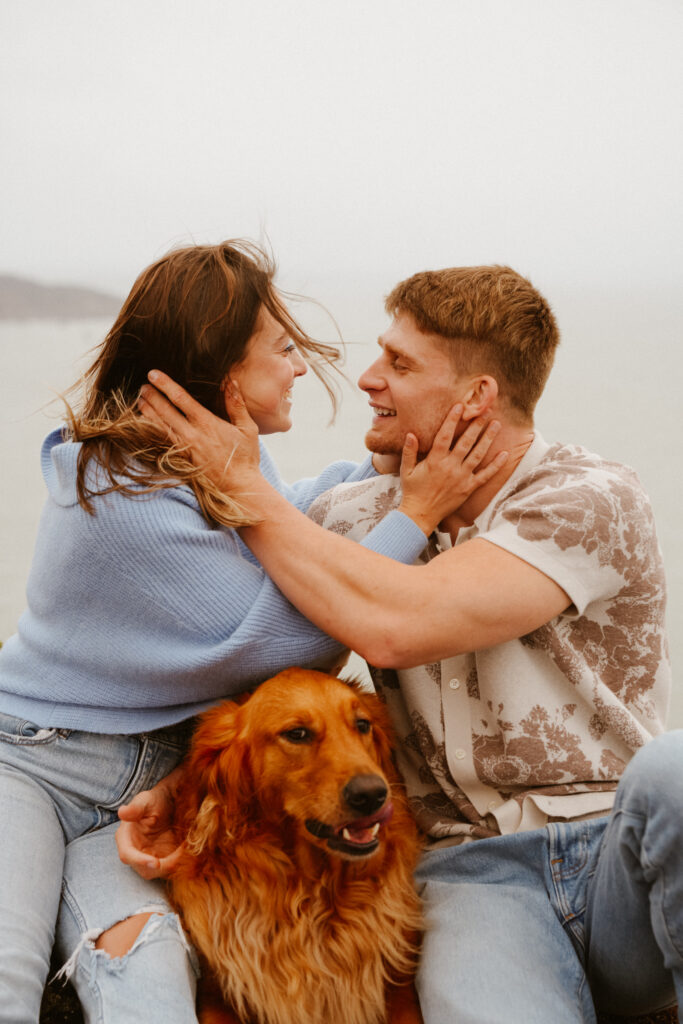 marin headlands san francisco pet family photos