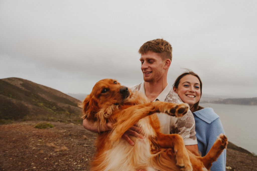 marin headlands san francisco pet family photos