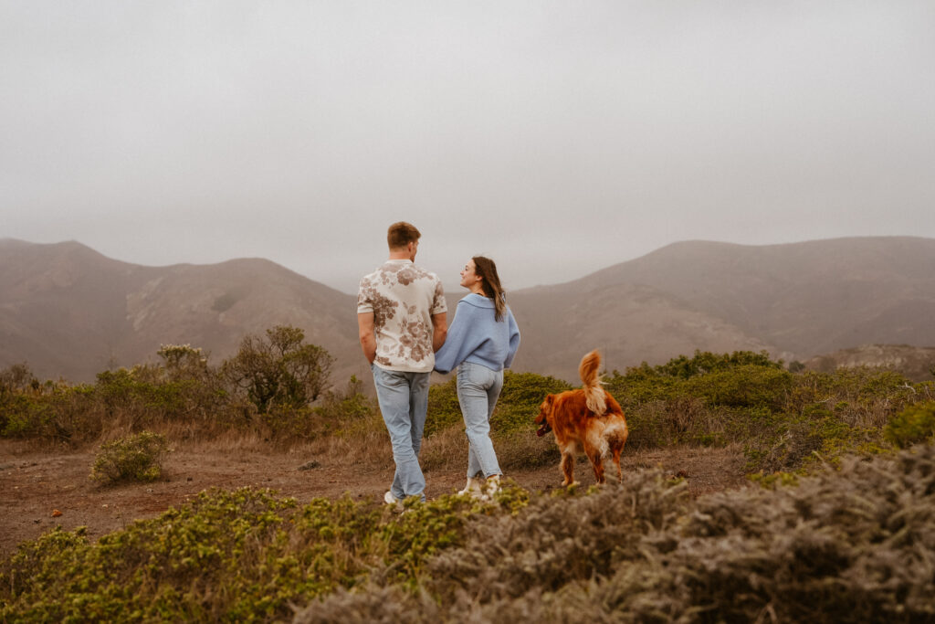 marin headlands san francisco pet family photos