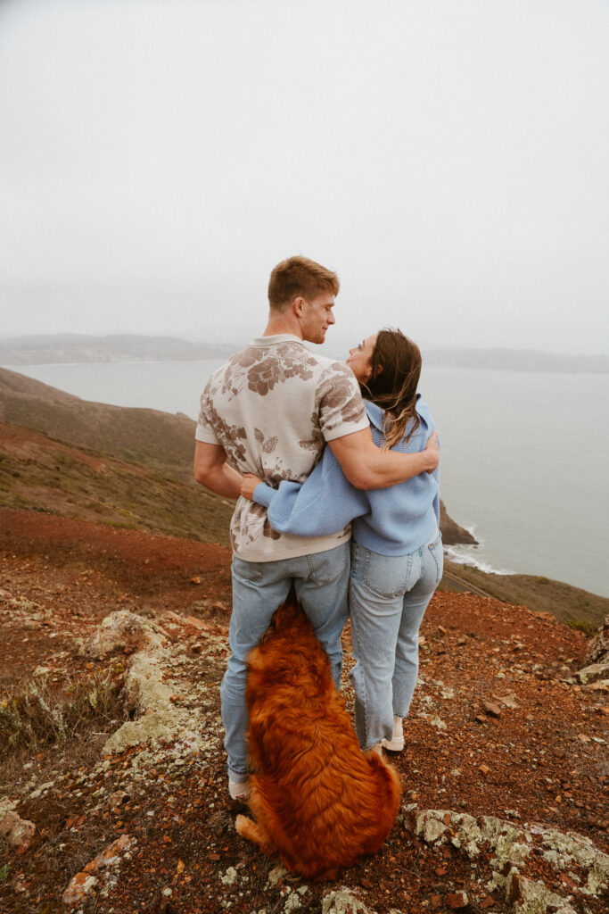 marin headlands san francisco pet family photos