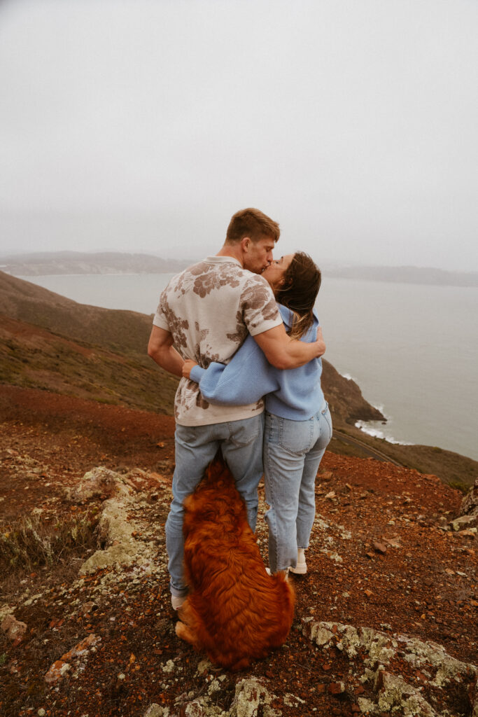 marin headlands san francisco pet family photos