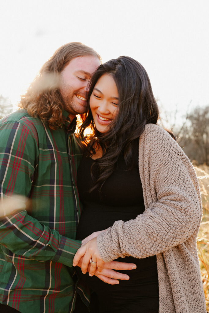 virginia golden hour maternity photos