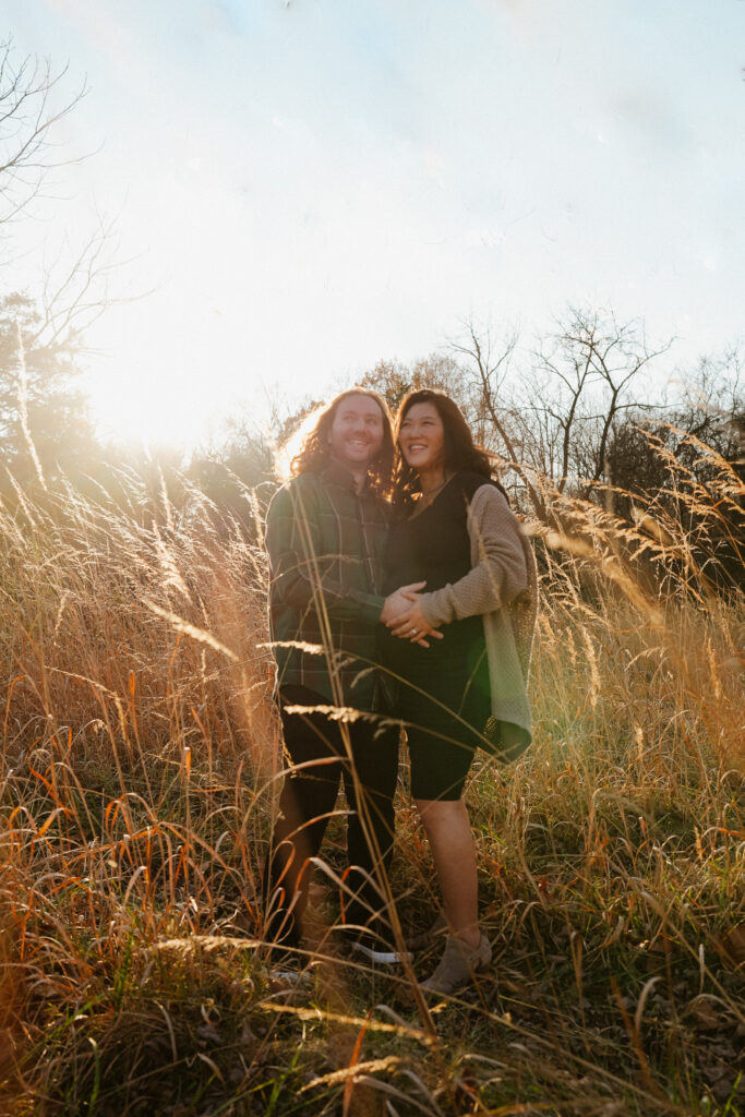 virginia golden hour maternity photos