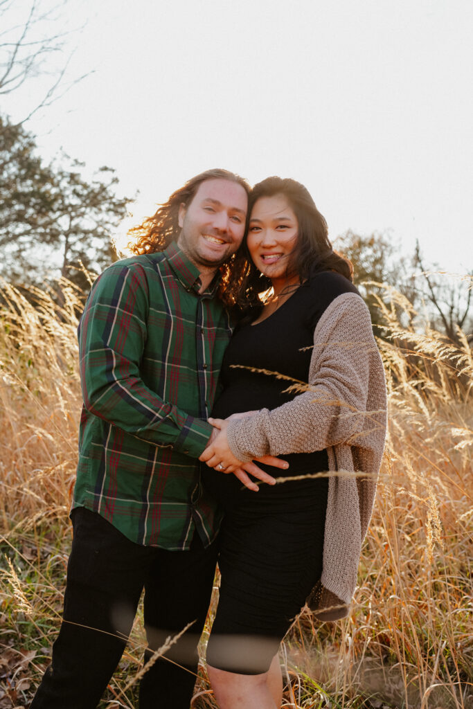 virginia golden hour maternity photos