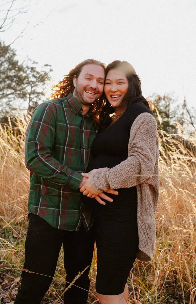 virginia golden hour maternity photos