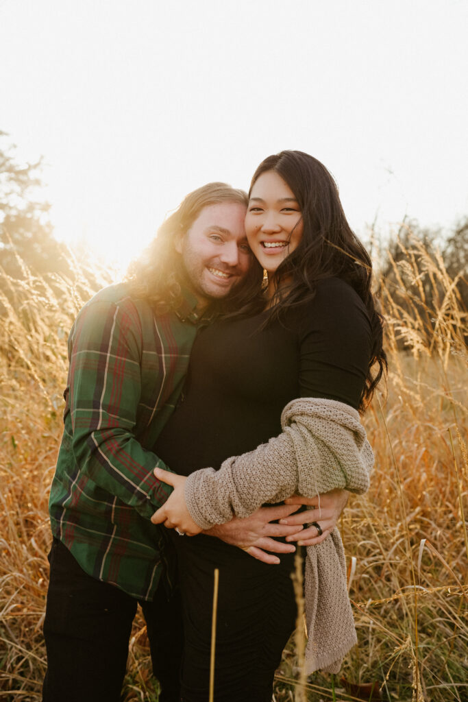 virginia golden hour maternity photos