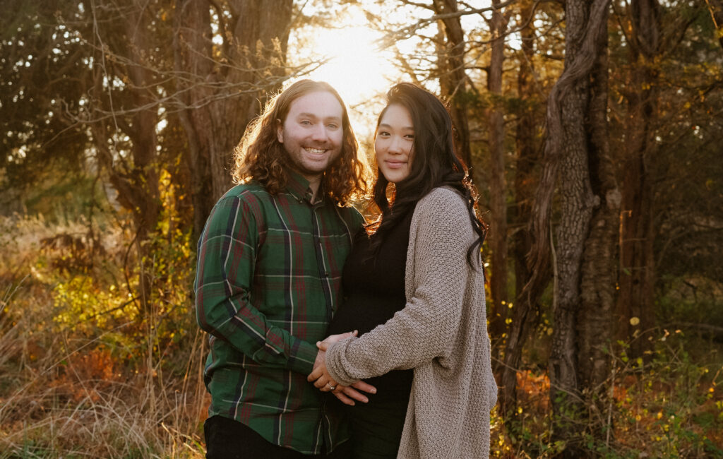 virginia golden hour maternity photos