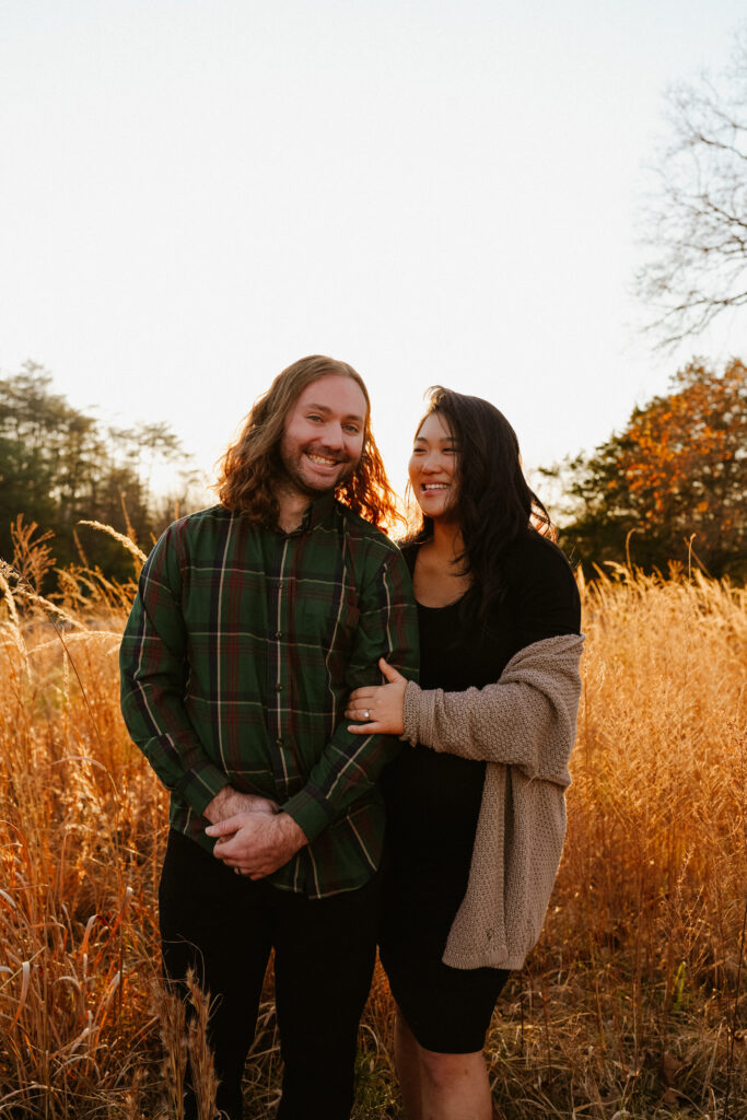 virginia golden hour maternity photos