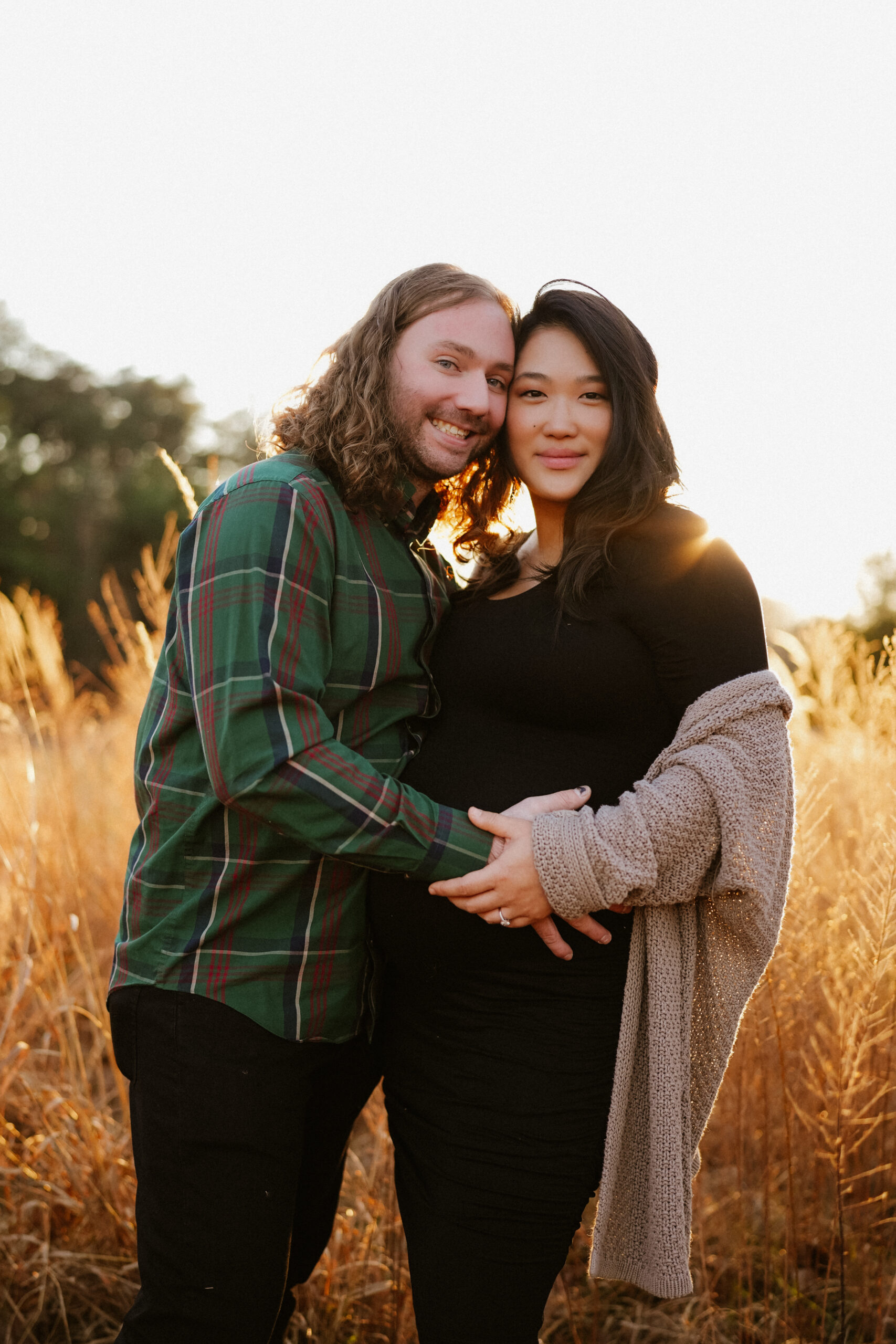 virginia golden hour maternity photos