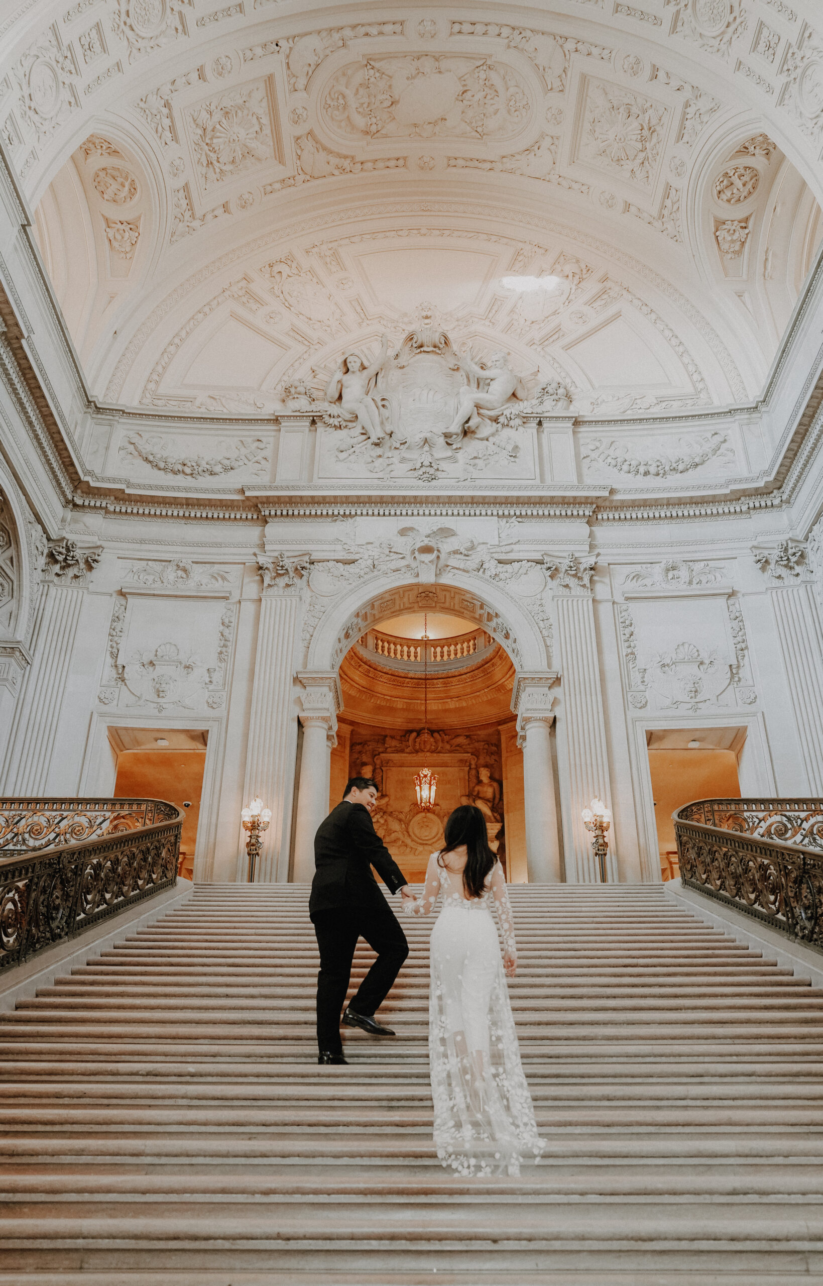 san francisco city hall engagement photos